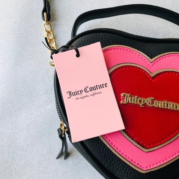 Juicy Couture Bags Juicy Couture Heart Mini Tote Crossbody Bag Top